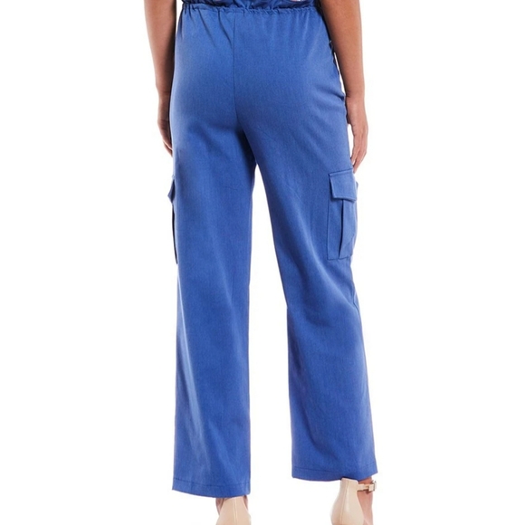 Ladies Drawstring Cargo Pants - Picture 3 of 7